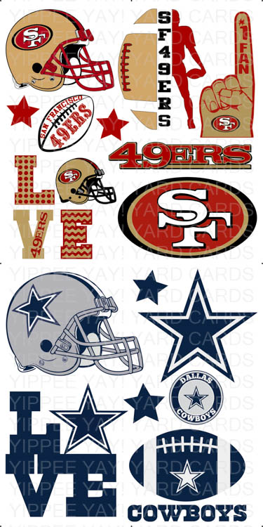 49ers and Dallas Combo Sheet