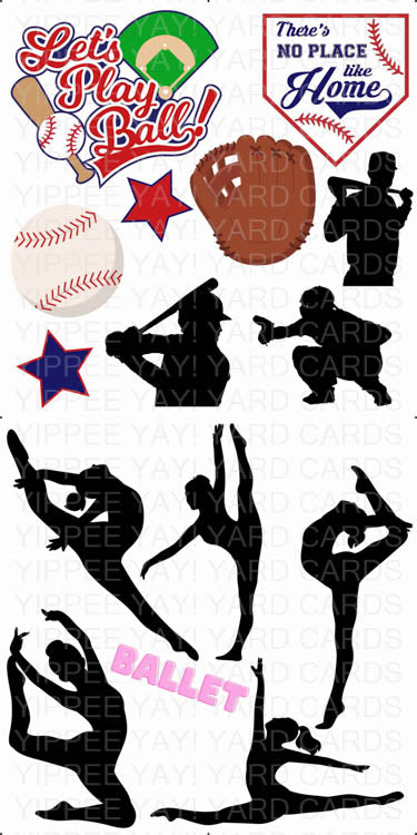 Baseball and Ballet Dance Combo Sheet