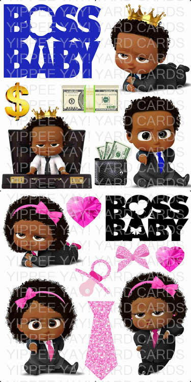 Boss Baby Boy and Girl Combo Sheet