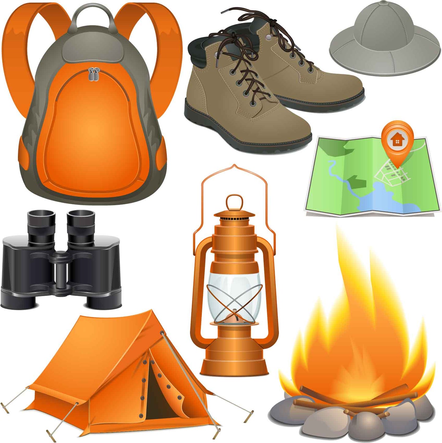 Camping Set 2 Half Sheet Misc. (Must Purchase 2 Half sheets - You Can Mix & Match)