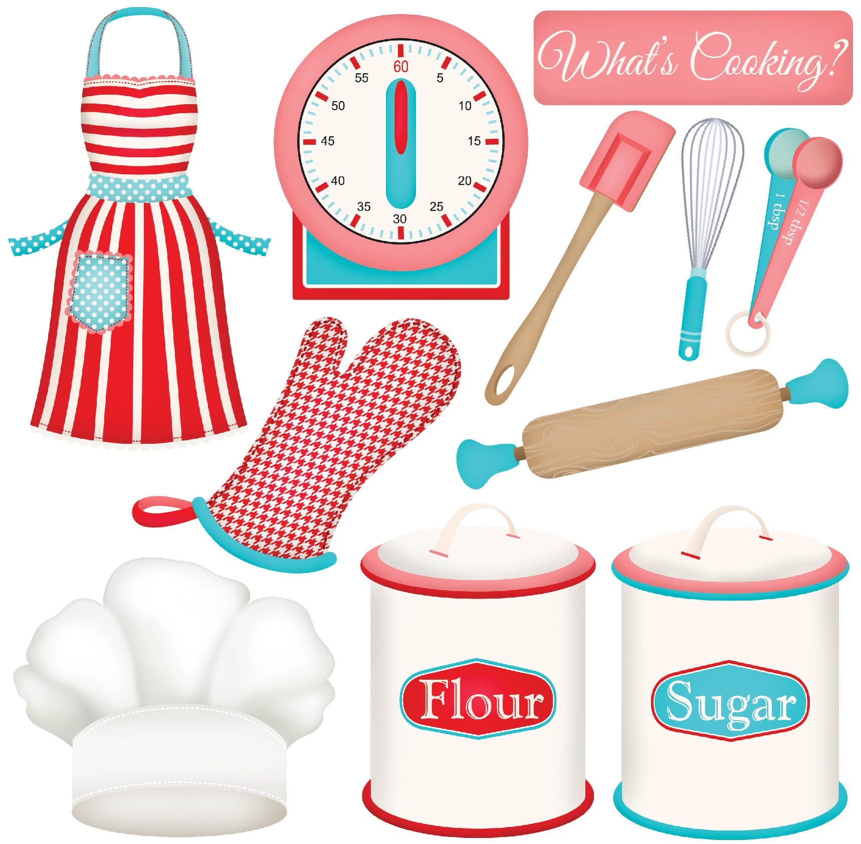 set of 3 baking kitchen prints | cute kitchen decor |... Baking - Cooking Set 1 Half Sheet Misc. (Must Purchase 2 Half sheets ...