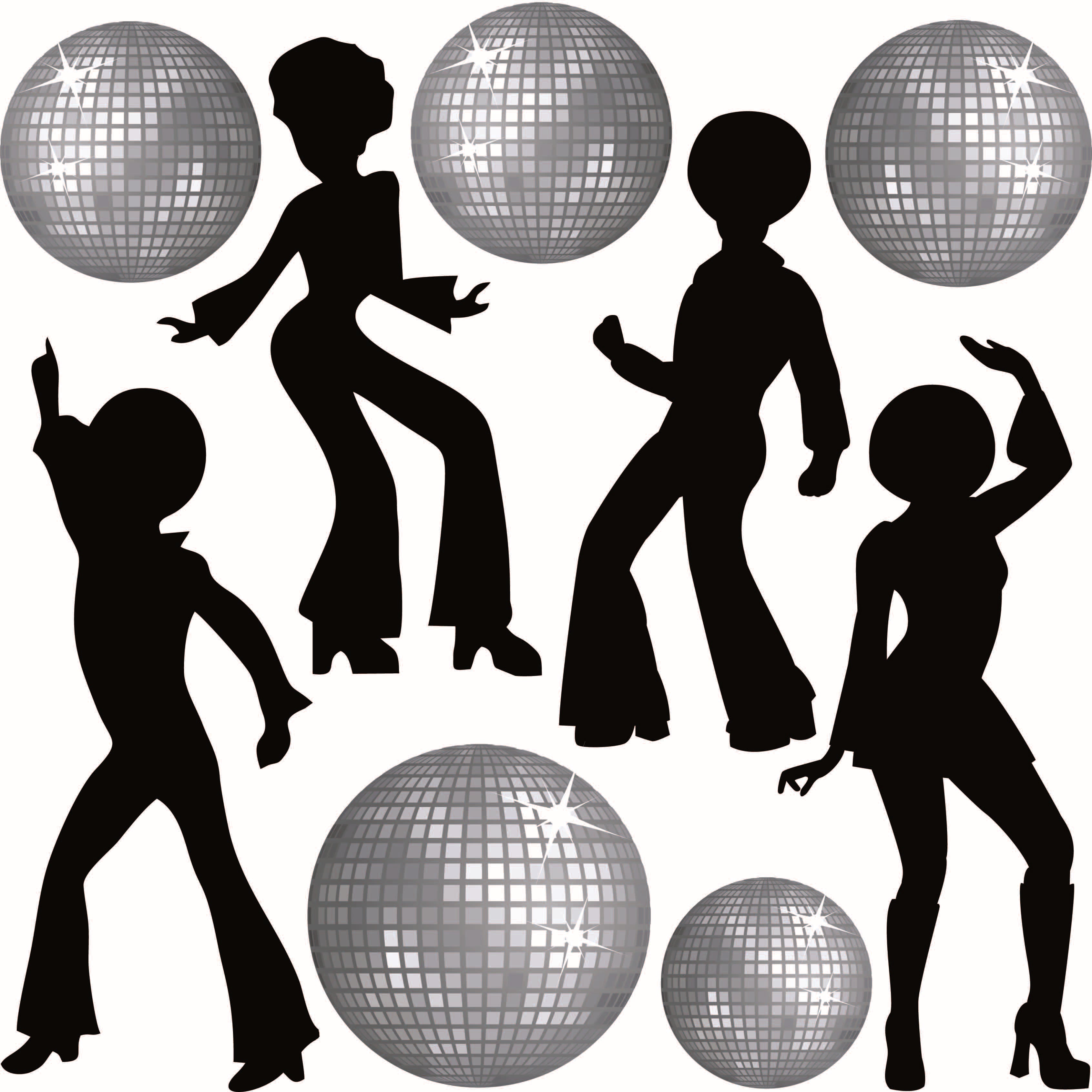 70's Disco Soul Train Theme Half Sheet Misc. (Must Purchase 2 Half she ...