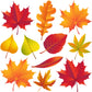 Fall Leaves - Halloween Half Sheet Misc. (Must Purchase 2 Half sheets - You Can Mix & Match)