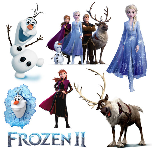 Frozen 2 Two Half Sheet Misc. (Must Purchase 2 Half sheets - You Can Mix & Match)