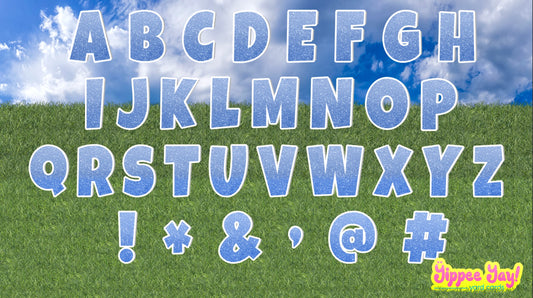 Small Alphabet Package - Lucky Guy Font - 30 Characters