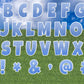 Small Alphabet Package - Lucky Guy Font - 30 Characters