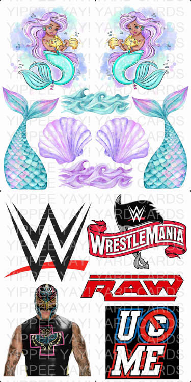 Mermaids 5 and WWE Combo Sheet