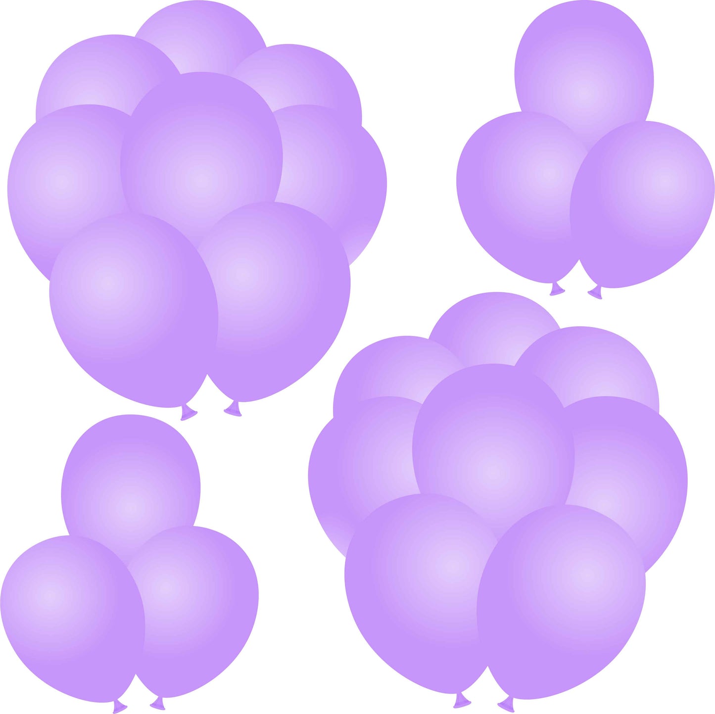 Solid Easter Purple Balloons Half Sheet Misc.