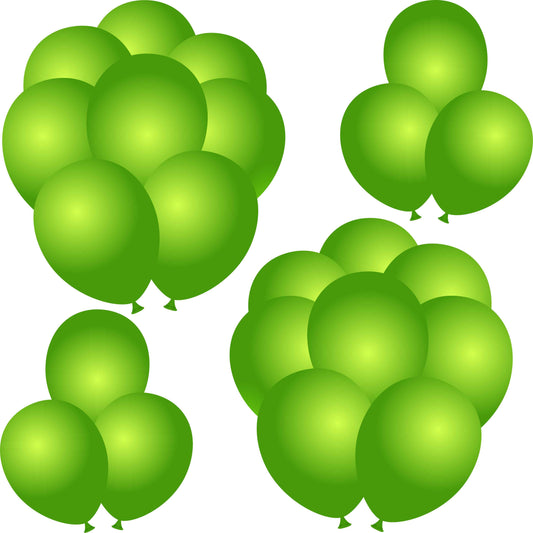 Solid Lime Green Balloons Half Sheet Misc.