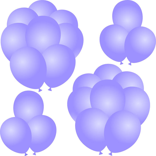 Solid Light Purple Balloons Half Sheet Misc.