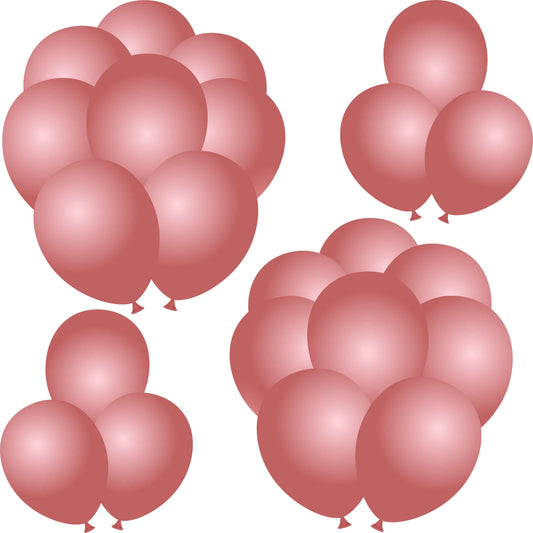 Solid Rose Gold Balloons Half Sheet Misc.