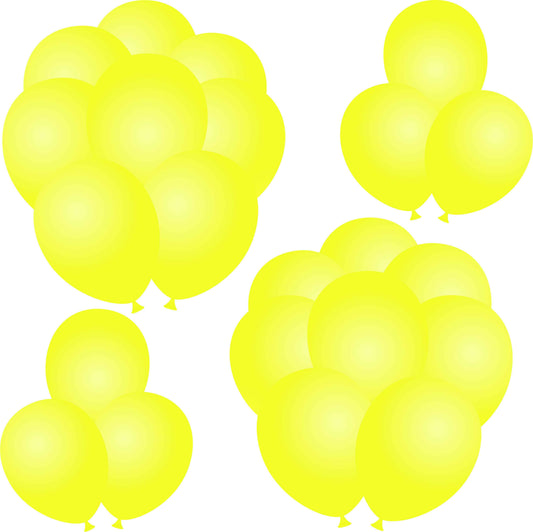 Solid Yellow Balloons Half Sheet Misc.