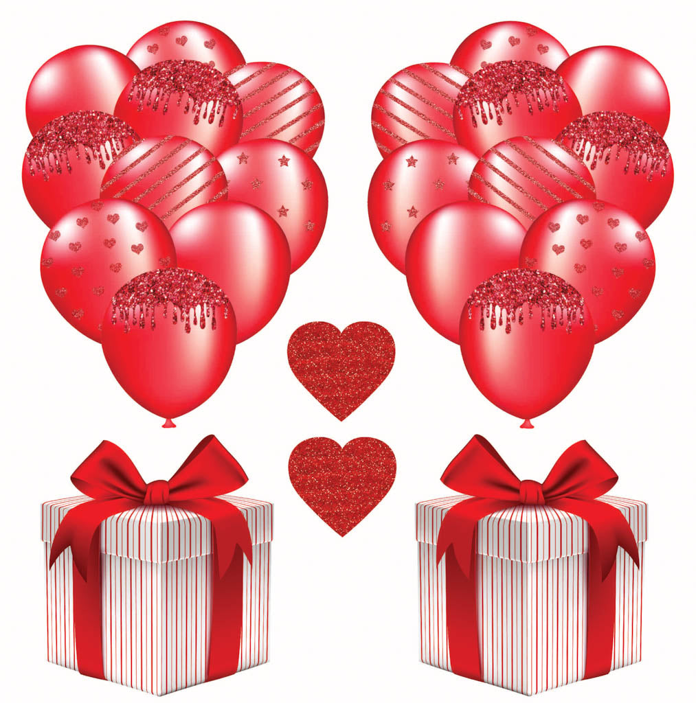 Red Balloons 6 Half Sheet (Must Purchase 2 Half sheets - You Can Mix ...