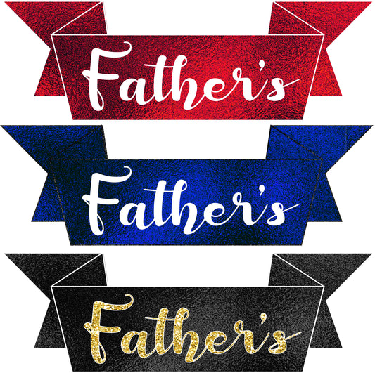 Ribbons Banners Father's Day Set 4 Half Sheet Misc. (Must Purchase 2 Half sheets - You Can Mix & Match)