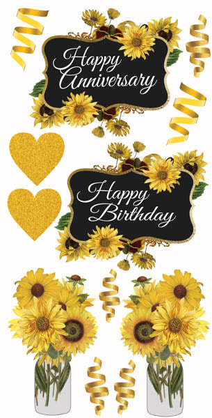 Sunflowers Happy Birthday and Happy Anniversary 2