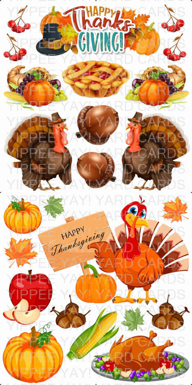 Thanksgiving Set 2 and Thanksgiving Set 3 Combo Sheet