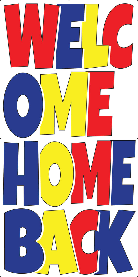 Welcome Home Back Ez Set Red Blue Yellow