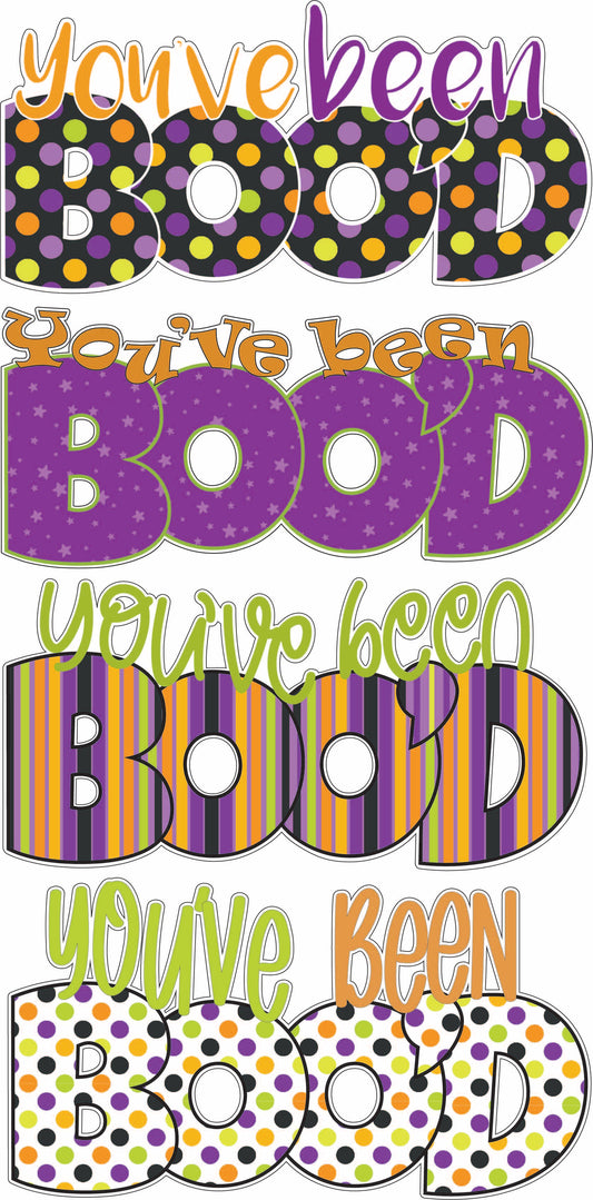 You've Been Boo'd Signs Full Sheet